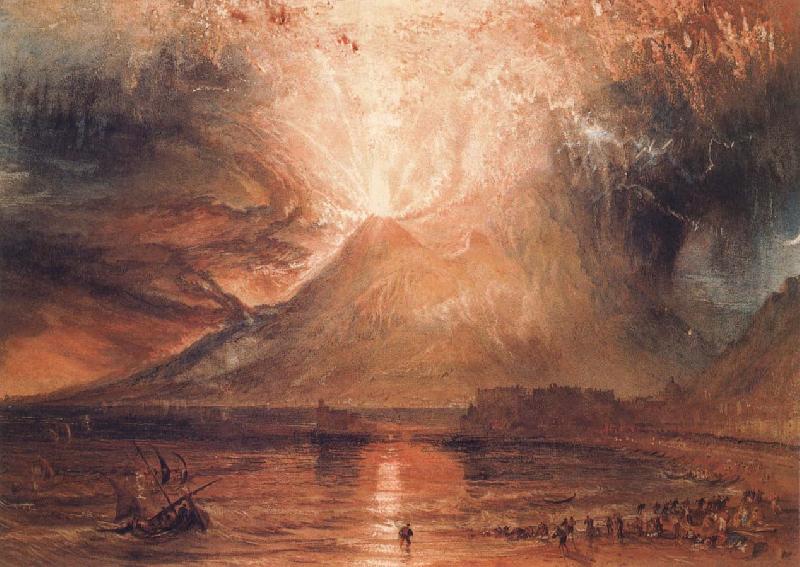 J.M.W. Turner Mount Vesuvius in Eruption oil painting picture